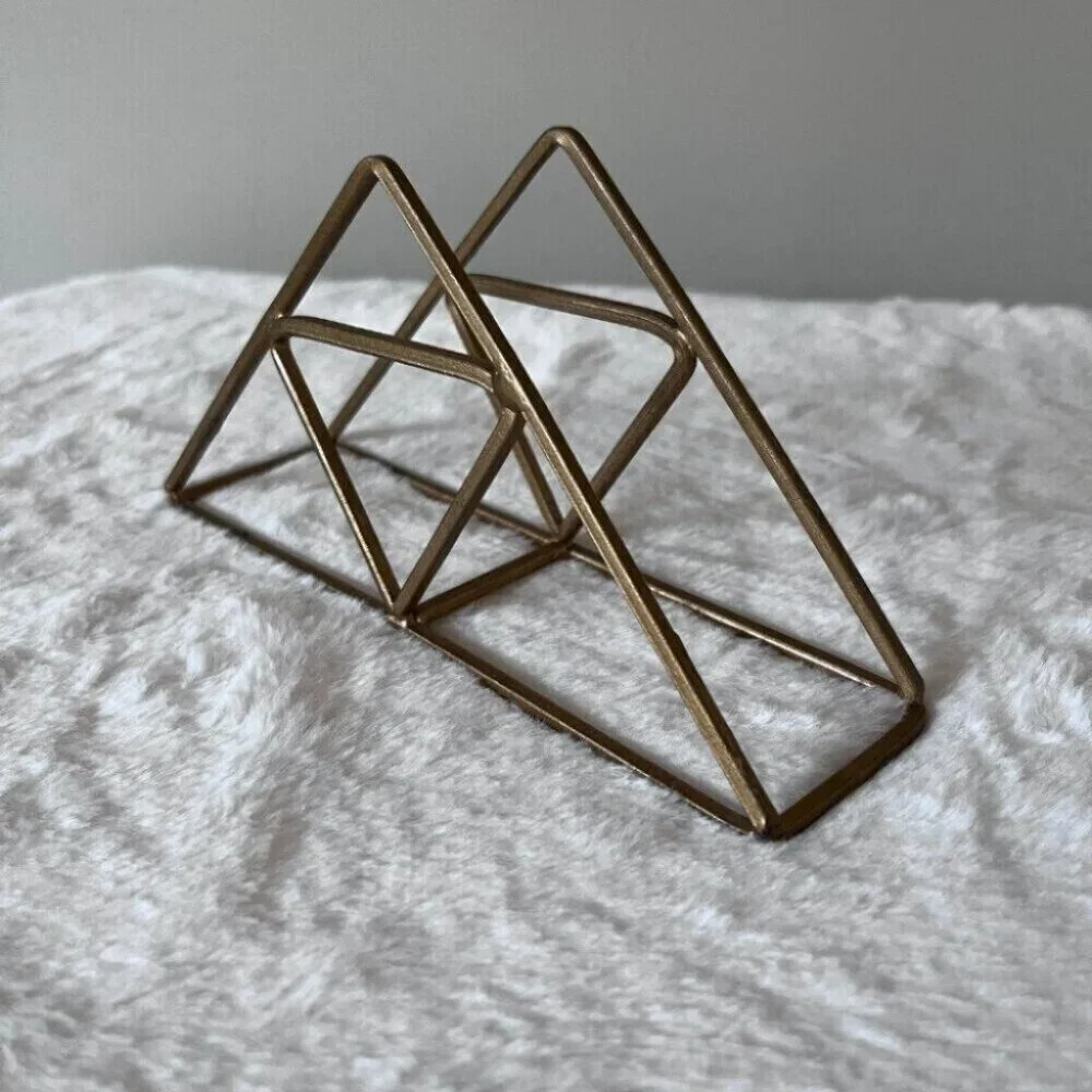 Antiqued Gold Tone Pier1 Napkin Holder